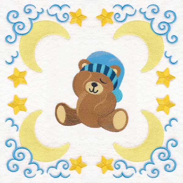 Sleepy Bear Pillow Pair - Image 4