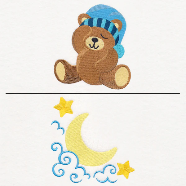 Sleepy Bear Pillow Pair - Image 7