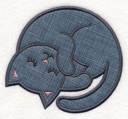 Sleepy Kitty (Applique) - Image 3