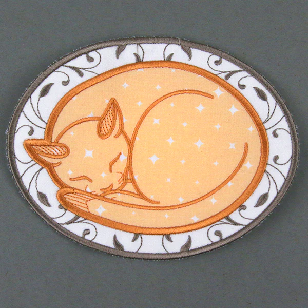 Sleepy Kitty Mug Rug (In-the-Hoop) - Image 3