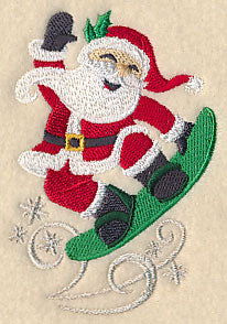 Snowboarding Santa - Image 3