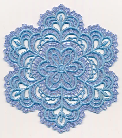 Snowflake (Battenburg Lace with Rayon)