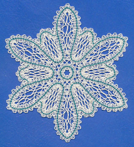 Snowflake Dance (Battenburg Lace) - Image 4