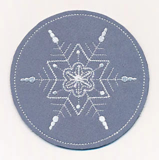 Snowflake Fancy Coaster 4 (In-the-Hoop) - Image 2
