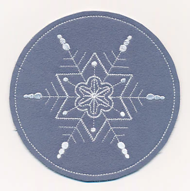 Snowflake Fancy Coaster 4 (In-the-Hoop) - Image 3