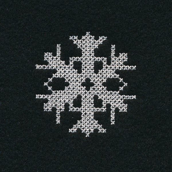 Snowflake Jar Topper (Cross Stitch) - Image 2