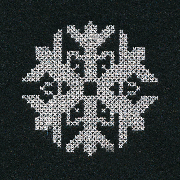 Snowflake Jar Topper (Cross Stitch) - Image 3