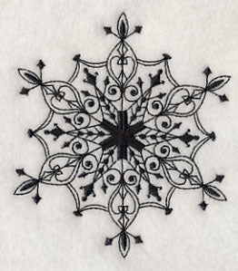 Snowflake Symphony 6 (Blackwork) - Image 4