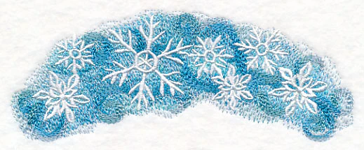 Snowflakes in Watercolor Spray - Image 4