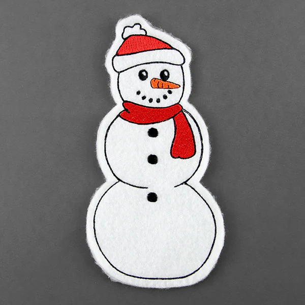 Snowman Double Candy Cane Holder (In-the-Hoop) - Image 3