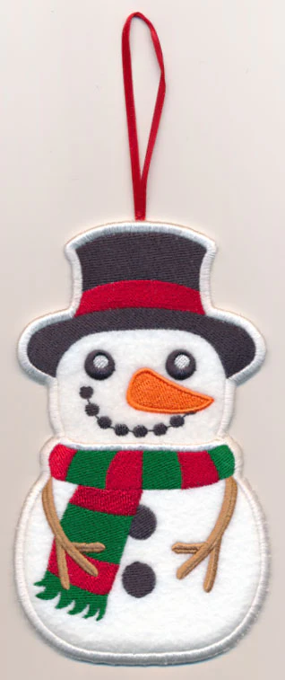 Snowman Stocking Stuffer (In-the-Hoop) - Image 4