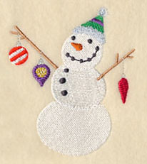 Snowman with Ornaments 2 - Image 2