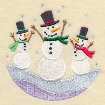 Snowmen Friends Scene - Image 4