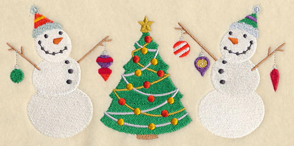 Snowmen Trim the Christmas Tree - Image 3