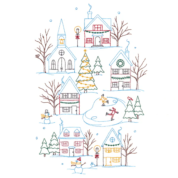 Snowy Christmas Village - Image 2