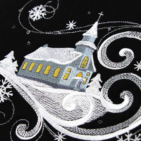 Snowy Dreams Church Scene - Image 4