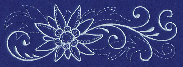 Snowy Edelweiss Border Filigree - Image 4