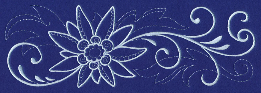 Snowy Edelweiss Border Filigree - Image 5