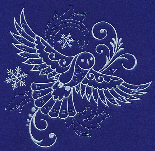 Snowy Owl Filigree