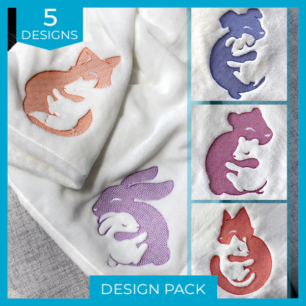 Snuggle Buddies (Embossed) Design Pack - Image 33