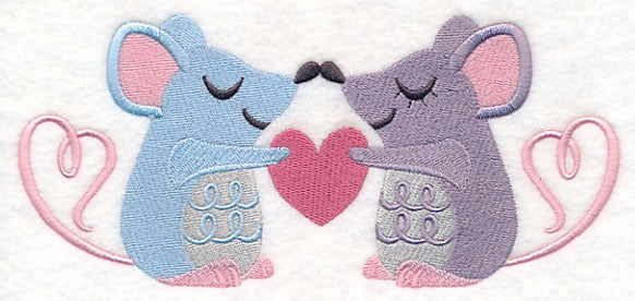 Snuggling Mouse Couple - Image 4