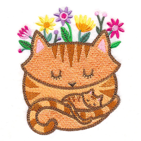 Snuggling Woodland Cats - Image 3