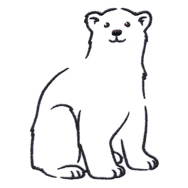 Snuggly Winter Polar Bear - Image 4