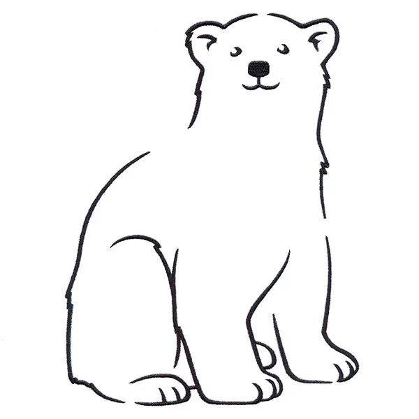 Snuggly Winter Polar Bear - Image 5