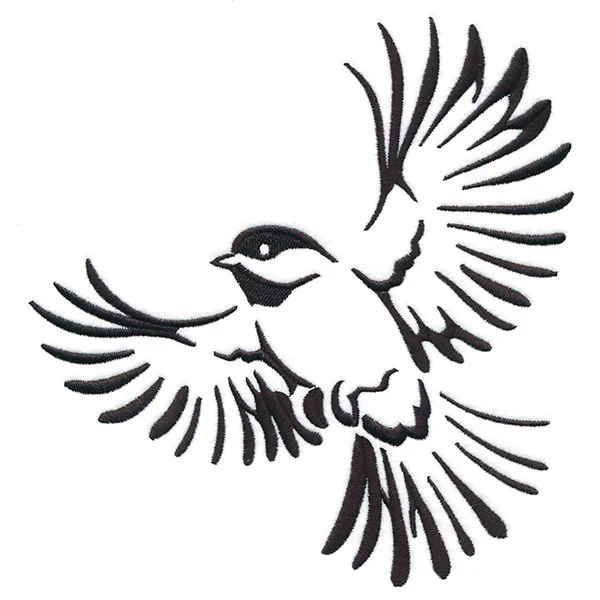 Soaring Chickadee in Flight - Image 2