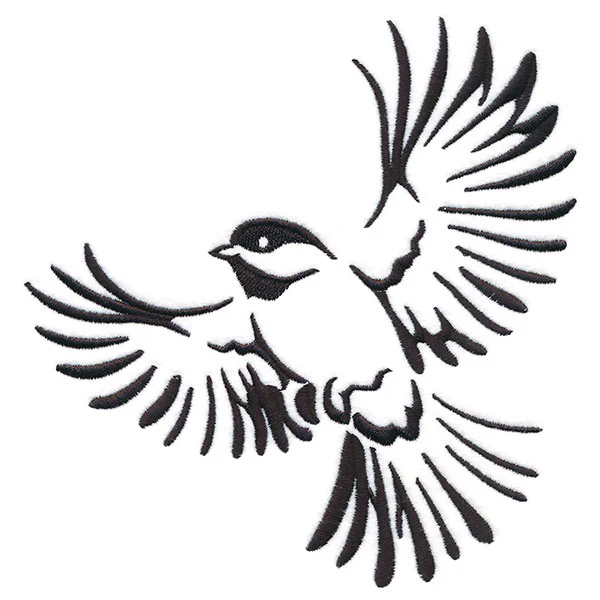 Soaring Chickadee in Flight - Image 3