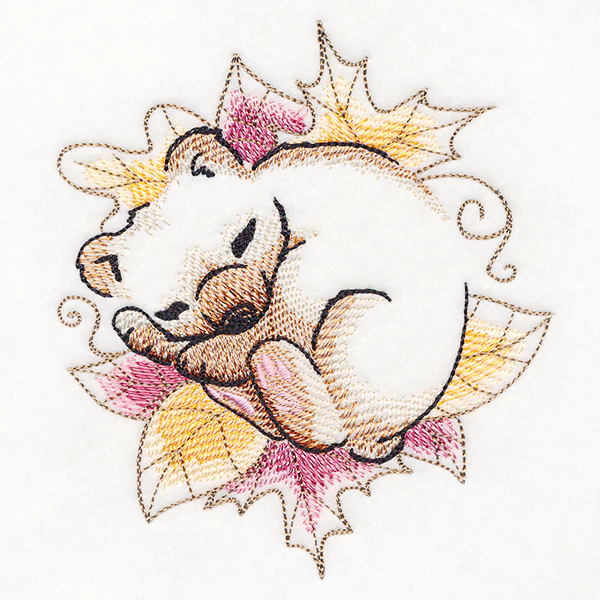 Soft Sleepy Autumn Bear - Image 4