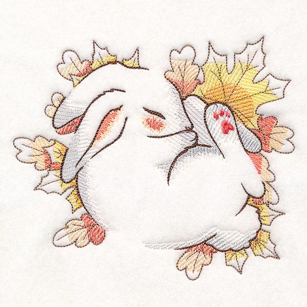 Soft Sleepy Autumn Bunny - Image 4