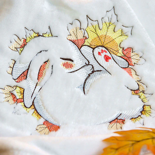 Soft Sleepy Autumn Bunny - Image 9