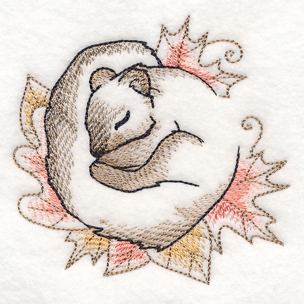 Soft Sleepy Autumn Squirrel - Image 5