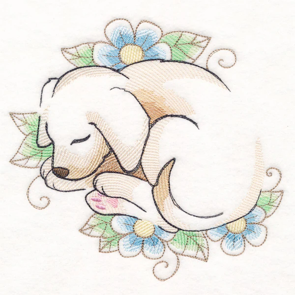 Soft Sleepy Puppy - Image 2