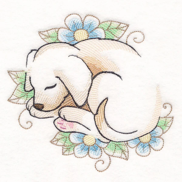 Soft Sleepy Puppy - Image 3