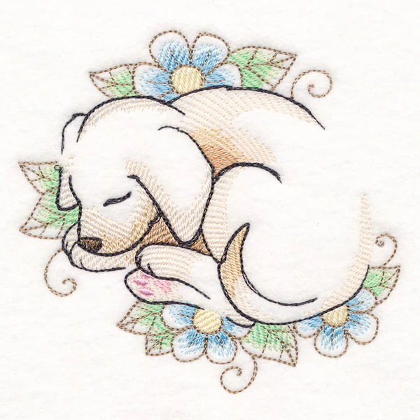 Soft Sleepy Puppy - Image 4