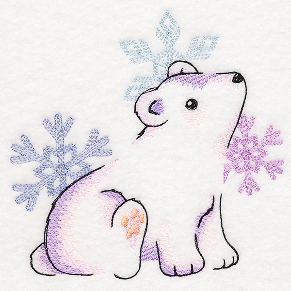 Soft Winter Polar Bear - Image 3