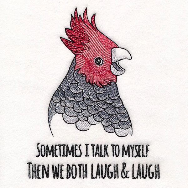 Sometimes I Talk To Myself Cockatoo - Image 2