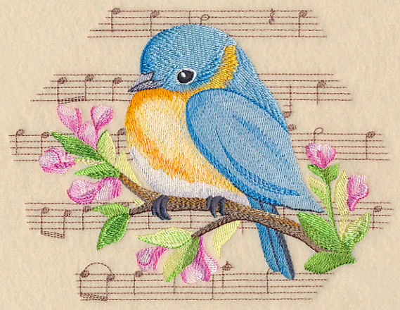 Songbird Bluebird in Watercolor - Image 4