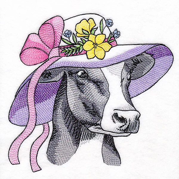 Southern Belle Sun Hat Cow - Image 5