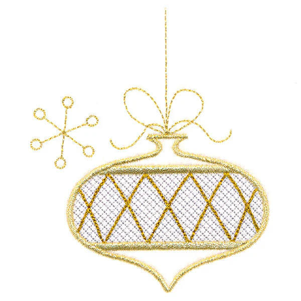 Sparkling and Fancy Ornament Accent - Image 2