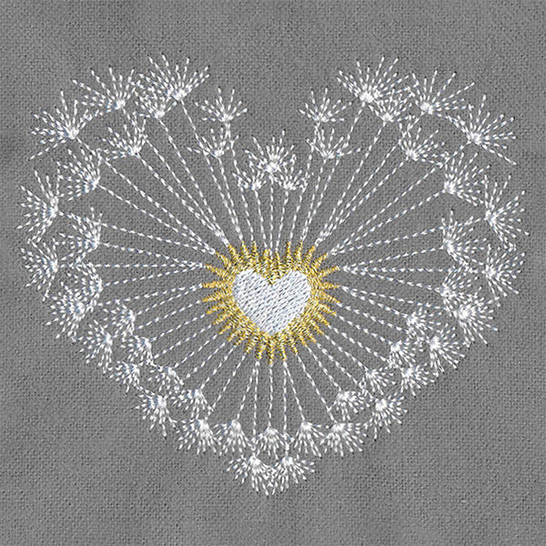Sparkling Dandelion Heart - Image 4