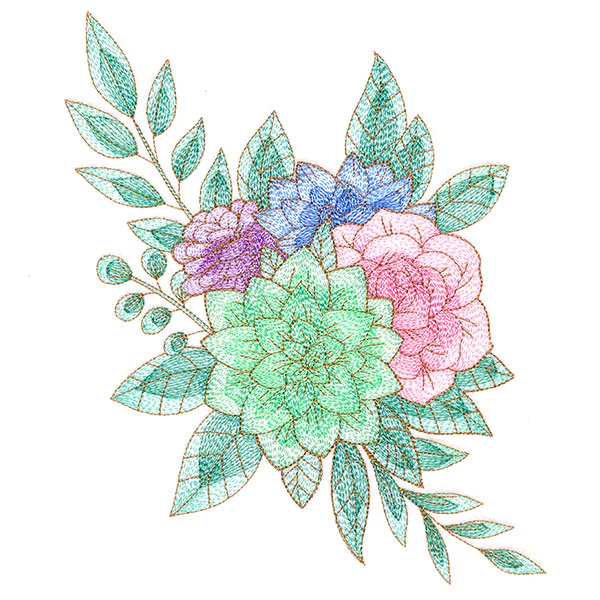 Sparkling Succulent Bouquet - Image 4