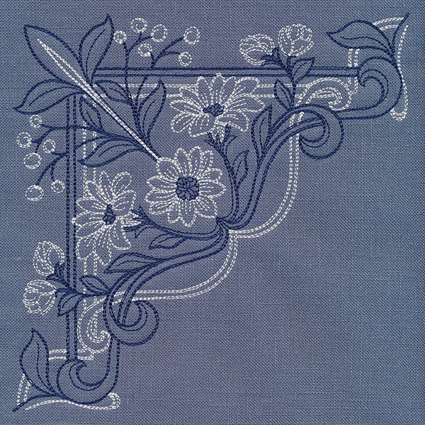 Sparrow & Flowers Pillow Pair - Image 3