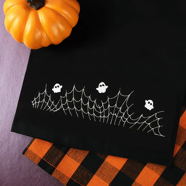 Spiderwebs & Ghosts Border - Image 2
