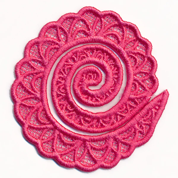 Spiral Flower in 3D (Lace) - Image 8