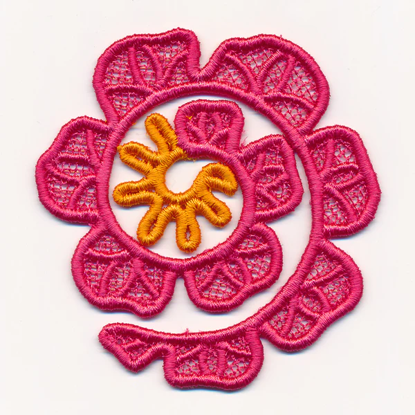 Spiral Peony in 3D (Lace) - Image 8