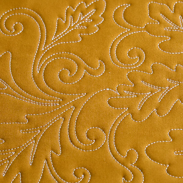 Spiraling Oak Leaves (Edge-to-Edge Quilting) - Image 8