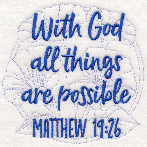 Spirited Sayings - All Things Are Possible with Morning Glories - Image 3